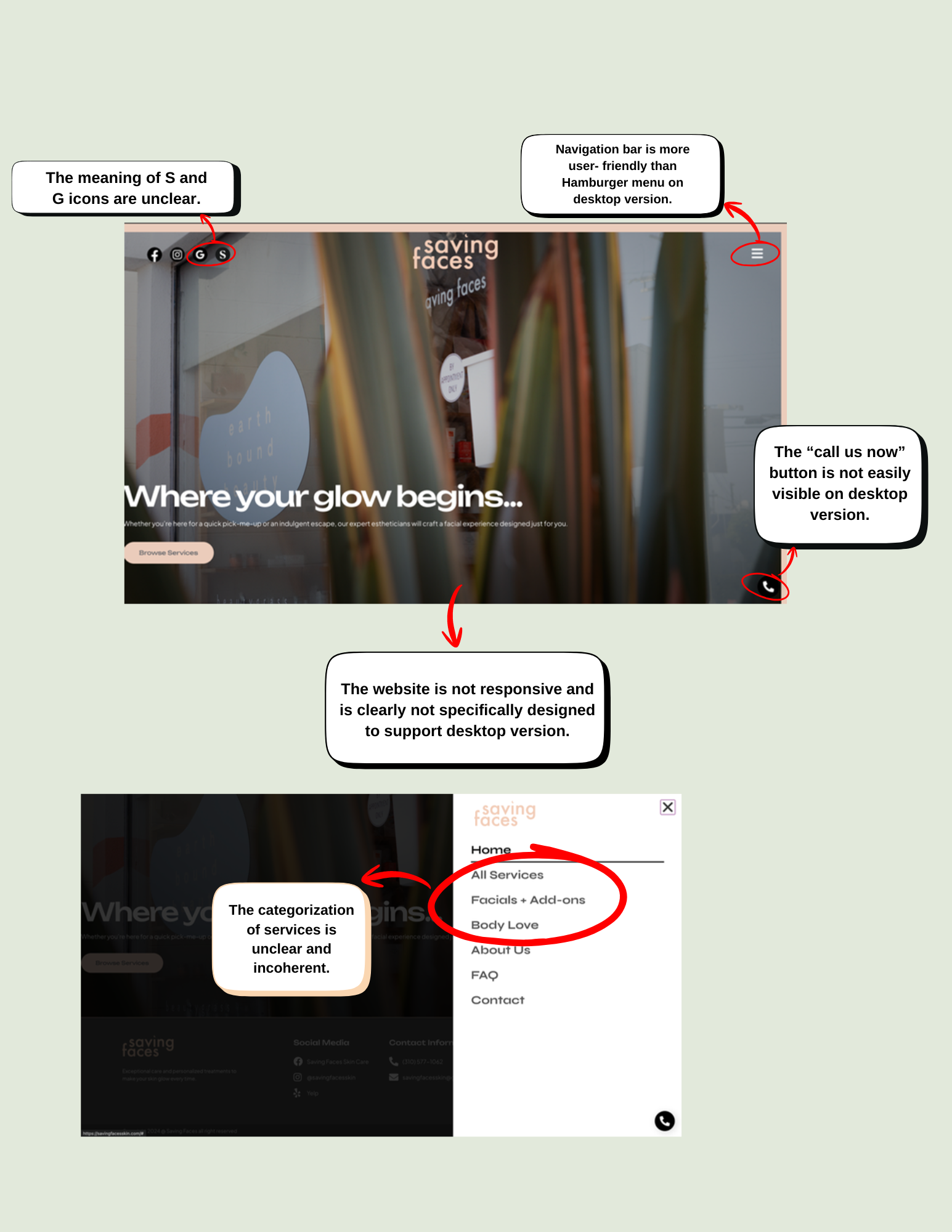 Heuristic Evaluation — page 1